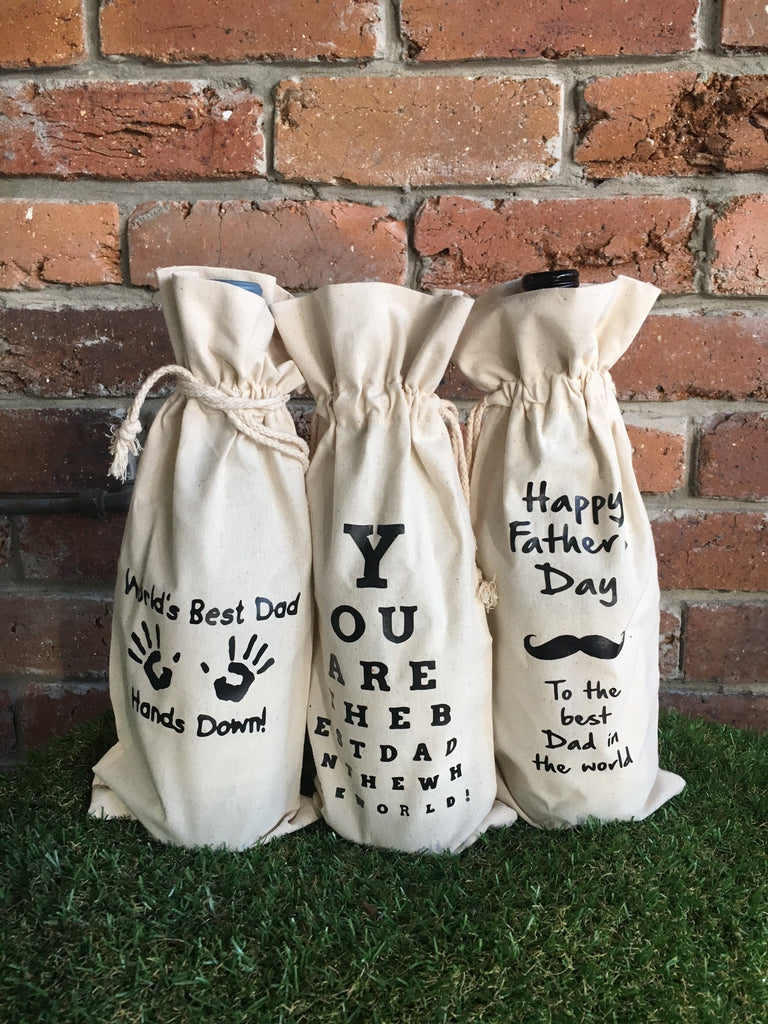 Personalised Wine Bags - Father's Day