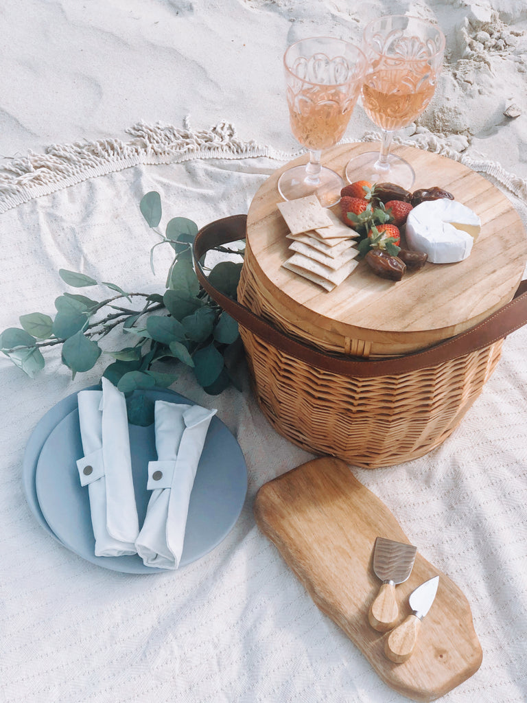 Mini Camphor Laurel Board and Cheese Knives