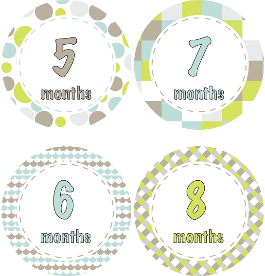 Memories by Months Stickers - MBM002